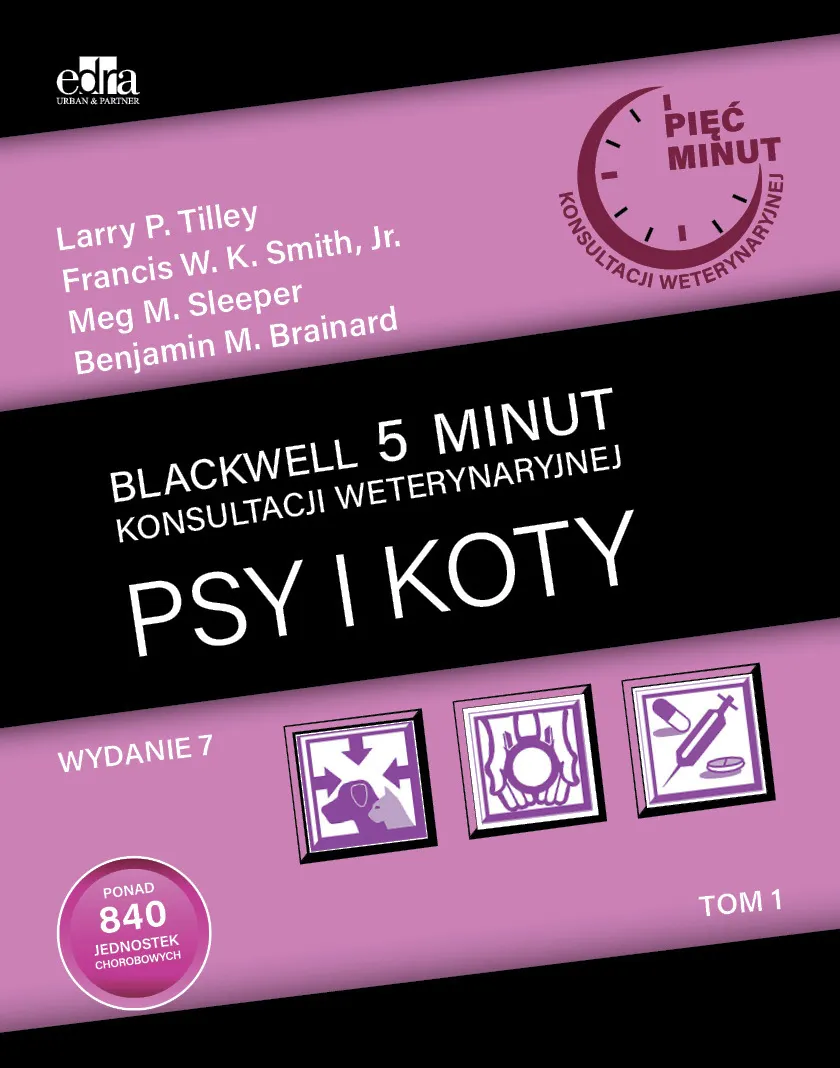 5 minut konsultacji weterynaryjnej. Psy i koty  9788368527186