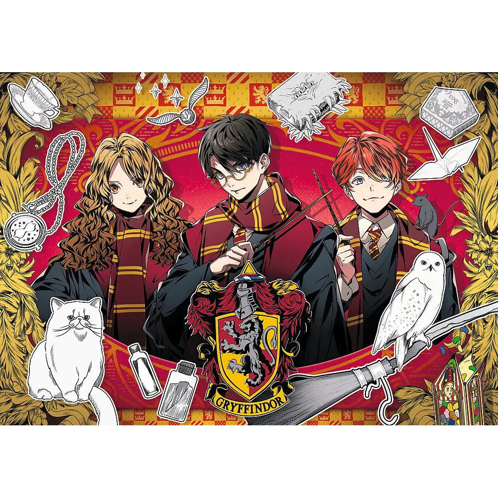 Puzzle 500 Creative Potęga Gryffindoru Warner Harry Potter Core 37565 5900511375671