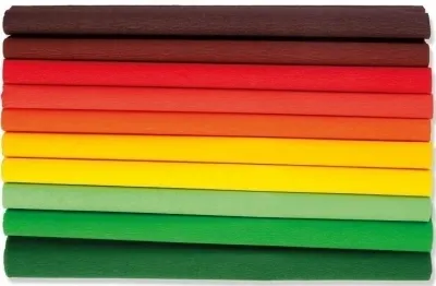 Bibuła marszczona Happy Color 25x200cm - Jesień  5905130010972