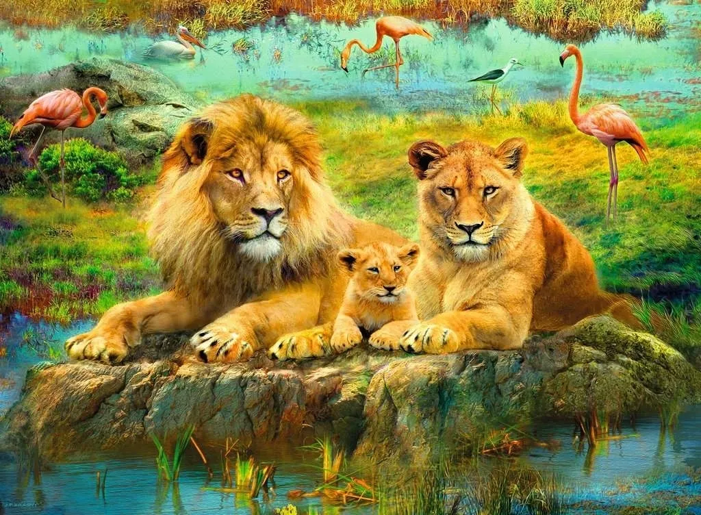 Puzzle 2D 500 Dzika przyroda 4005555002208
