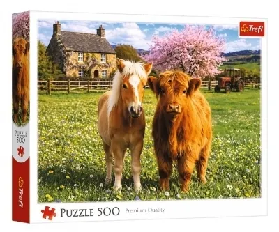 Puzzle 500 Przyjaciele na farmie  5900511375701