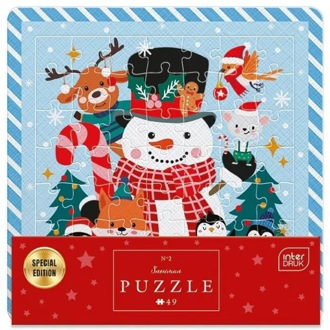 Puzzle w ramce 49: Snowman  5902277395917