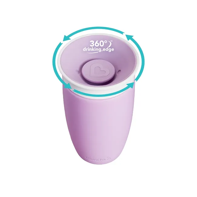 Kubek Munchkin Miracle 360° 296ml fioletowy 5019090516235
