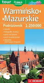 Warmińsko-mazurskie. Podróżownik - mapa turystyczna Plastik w skali 1:250 000