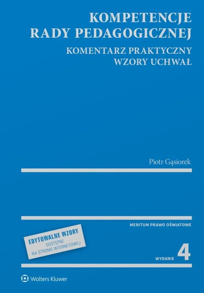 Kompetencje rady pedagogicznej  9788383902999