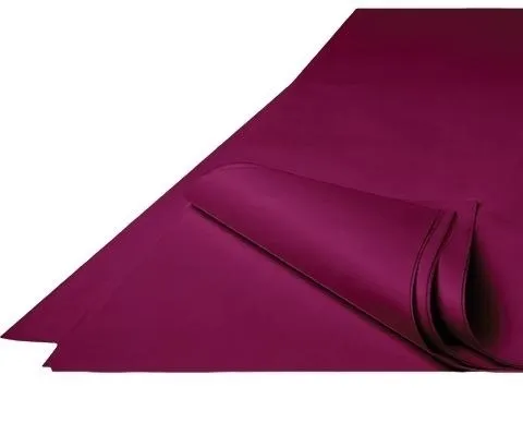 Bibuła gładka A3 rolka 10 arkuszy 42.0x29.7cm nr C10 - bordowa  5902277374356