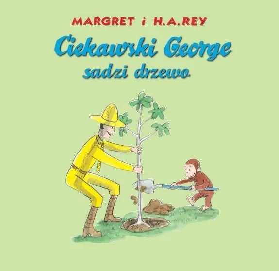 Ciekawski George sadzi drzewo  9788396004314