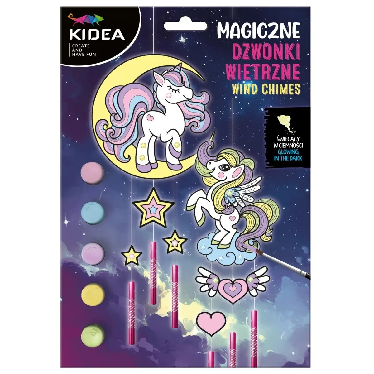 Magiczne dzwonki wietrzne świecące w ciemności Kidea  5906601708527