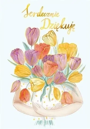 Karnet B6 Bukiet tulipanów  5908451986247