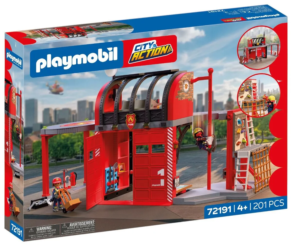 Playmobil Duża remiza strażacka 72191  4008789721914