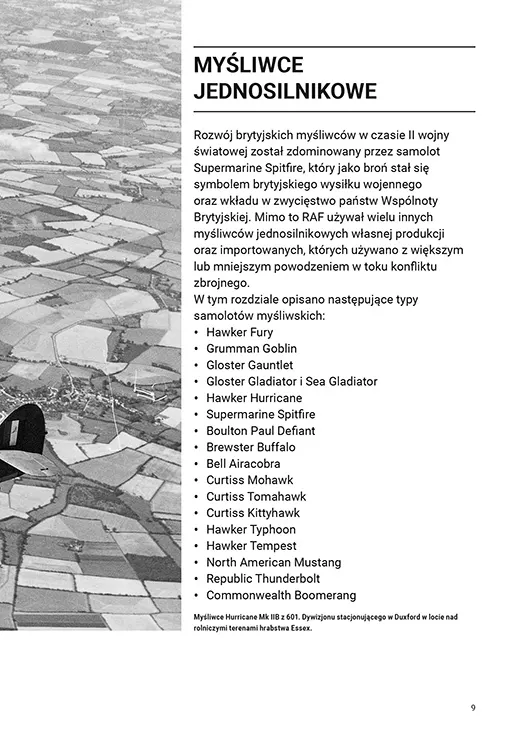 Brytyjskie samoloty myśliwskie II wojny światowej 9788370209643