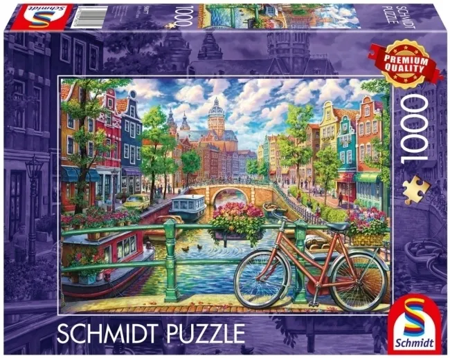 Puzzle PQ 1000 Kanał Amsterdamski  4001504588779
