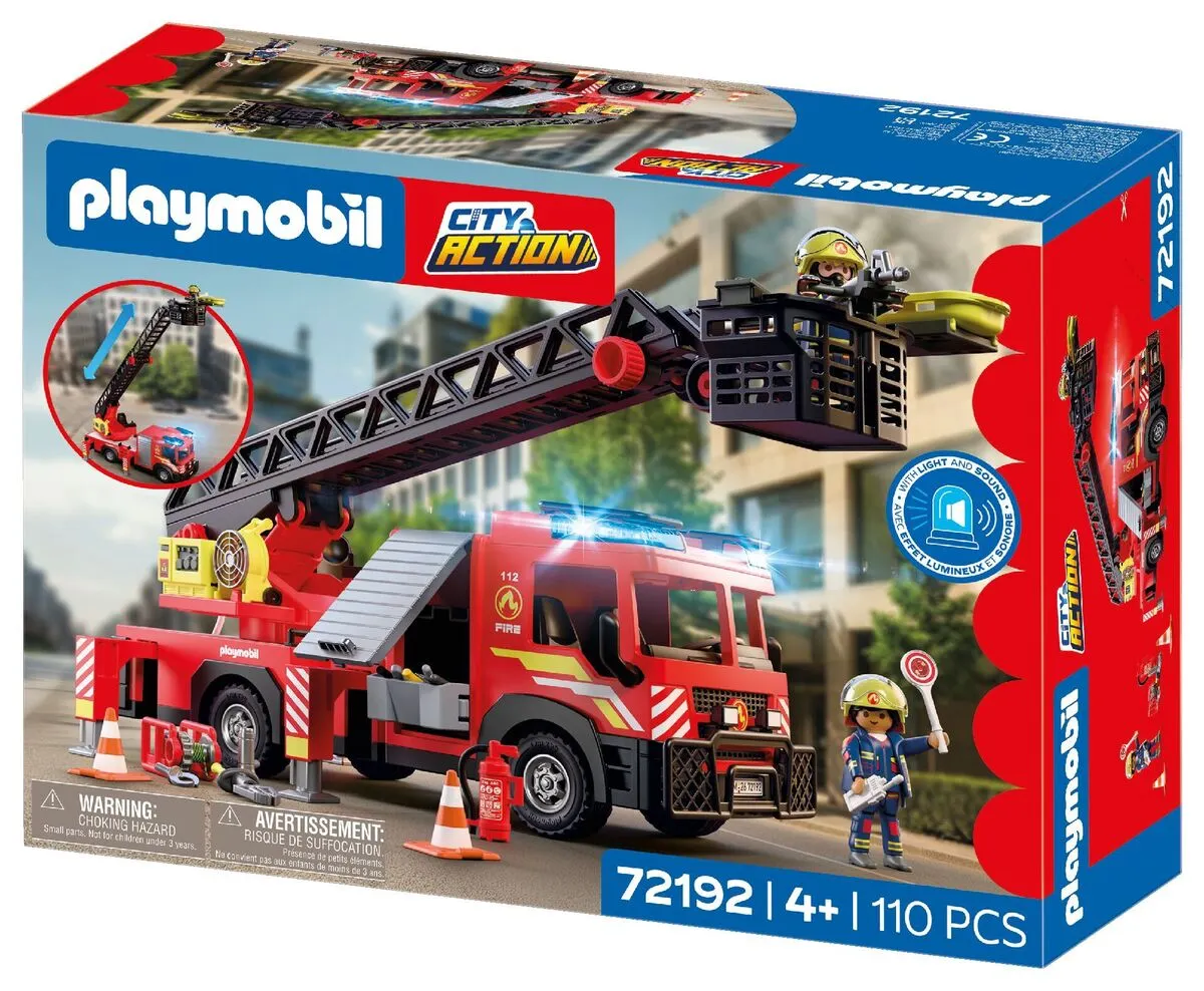 Playmobil Wóz strażacki zdrabiną 72192  4008789721921
