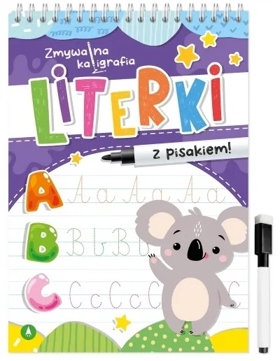 Literki. Zmywalna kaligrafia 9788383982175