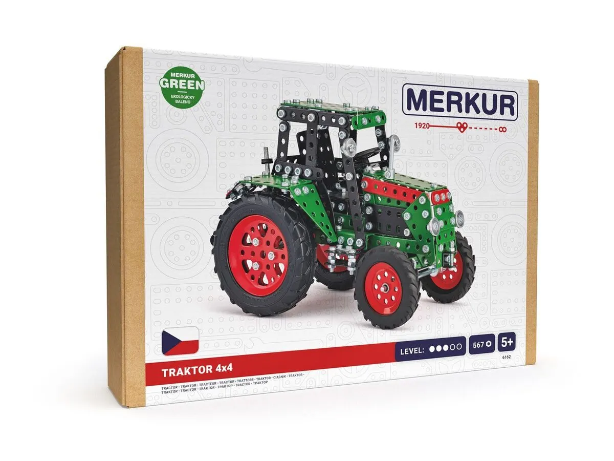 Merkur – Zielony traktor 4×4, 567 elementów #noage 6162  8592782006162
