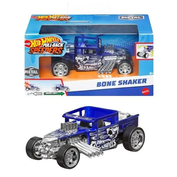 Hot Wheels Pojazd z napędem pull-back HPR71 0194735166756