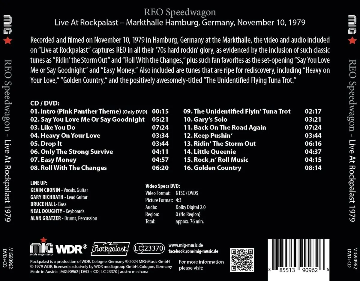 Live At Rockpalast 1979 (CD/DVD) 885513909626