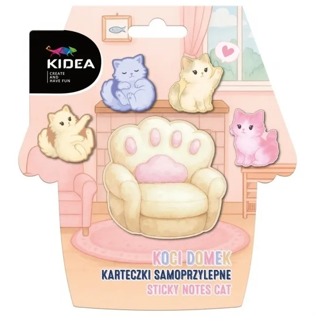 Karteczki samoprzylepne Magiczny domek KIDEA  5906601713248