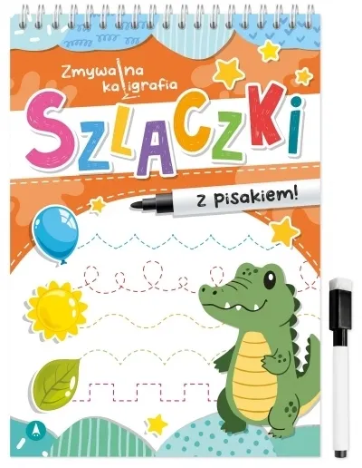 Szlaczki. Zmywalna kaligrafia  9788383982205