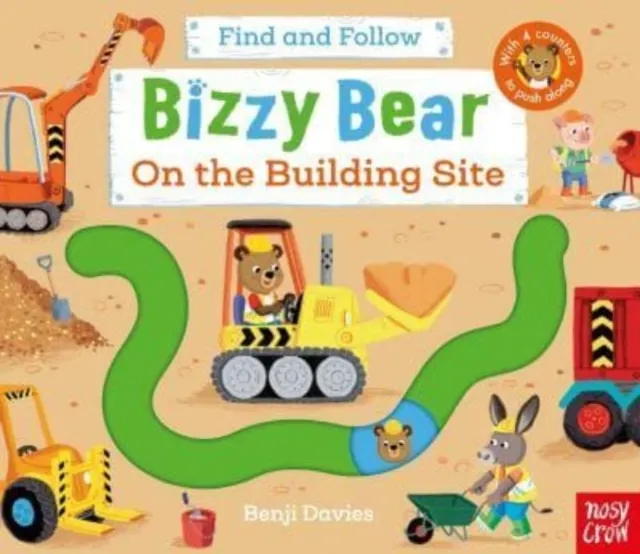 Bizzy Bear: Find and Follow On the Building Site (Board book)  9781839947643