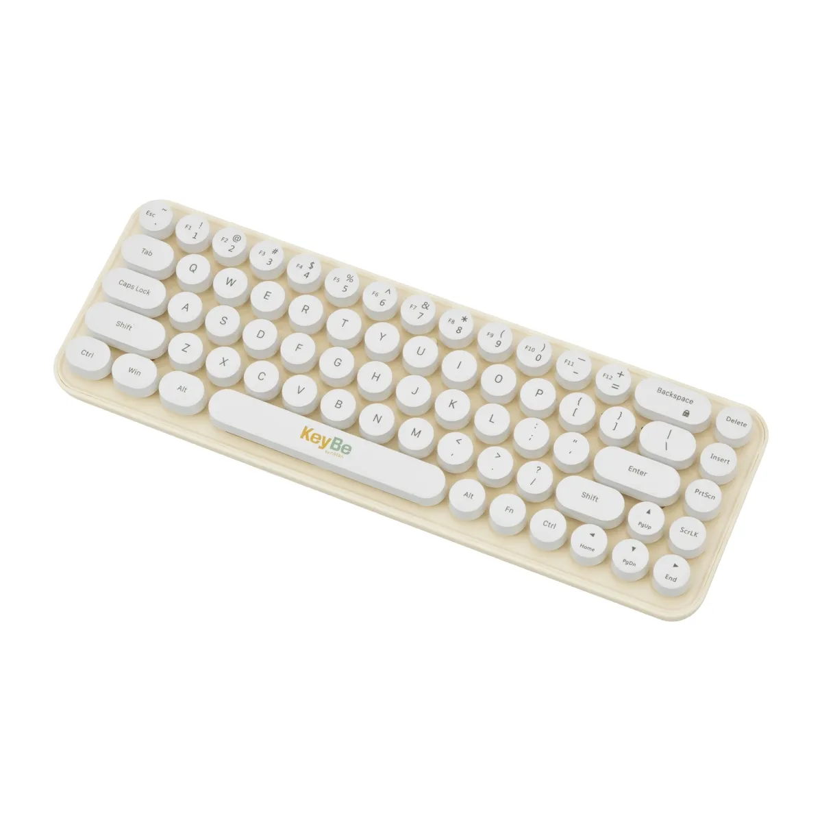 Klawiatura bezprzewodowa Keybe - Bean White 5901137246000