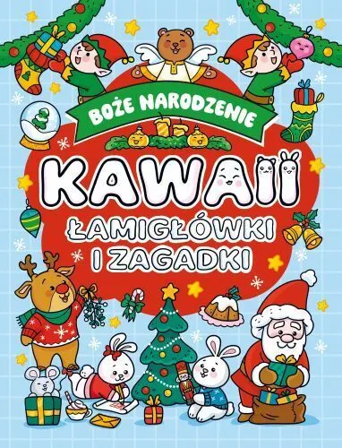 Boże narodzenie. Łamigłówki i zagadki. Kawaii 9788368859386