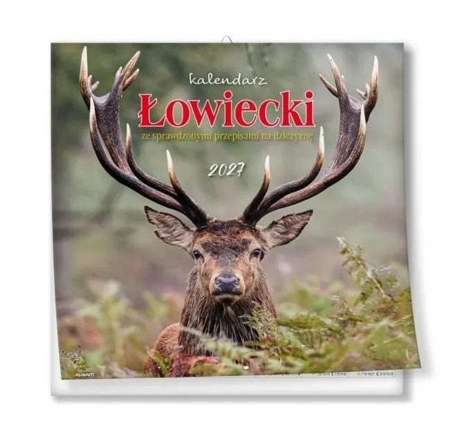 Kalendarz 2027 ścienny 30x30cm Łowiecki 5906448200659