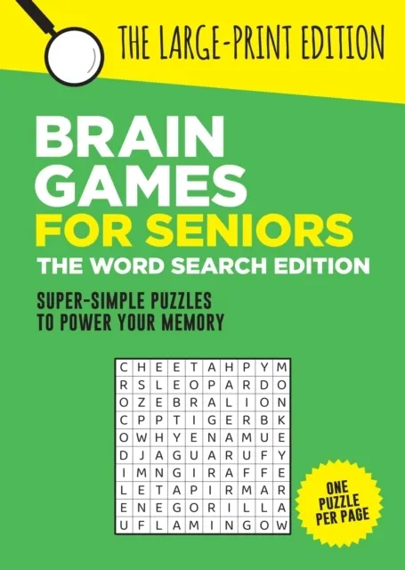 Brain Games for Seniors: The Word Search Edition  9781837996018