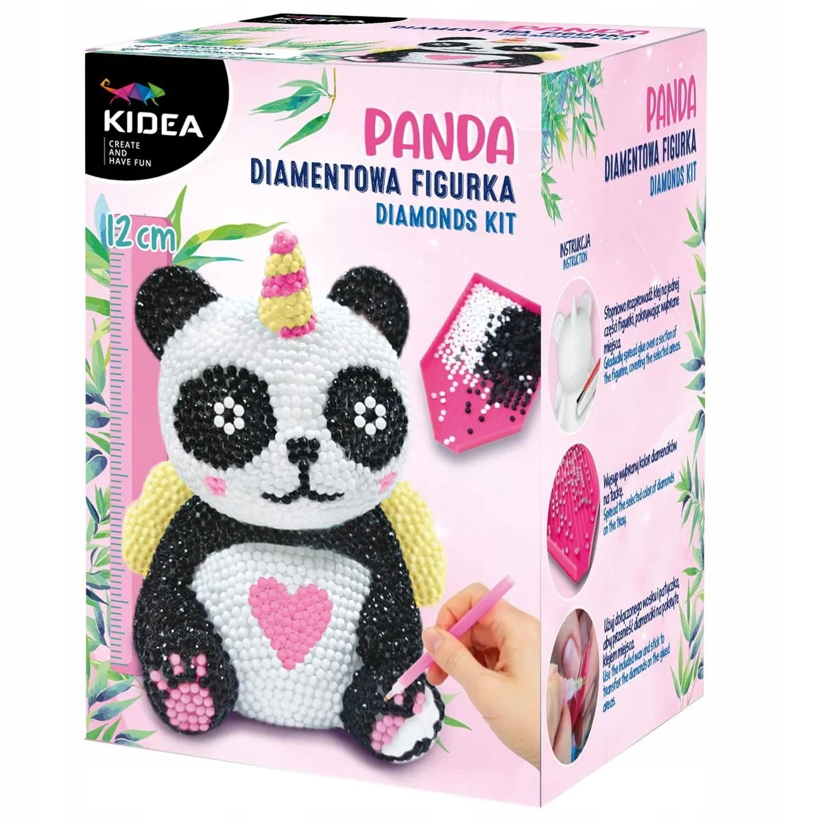 Diamentowa figurka Panda Kidea  5906601708503