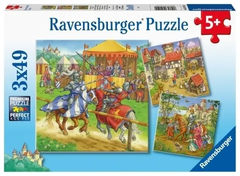 Puzzle 3x49 Rycerze  4005556051502