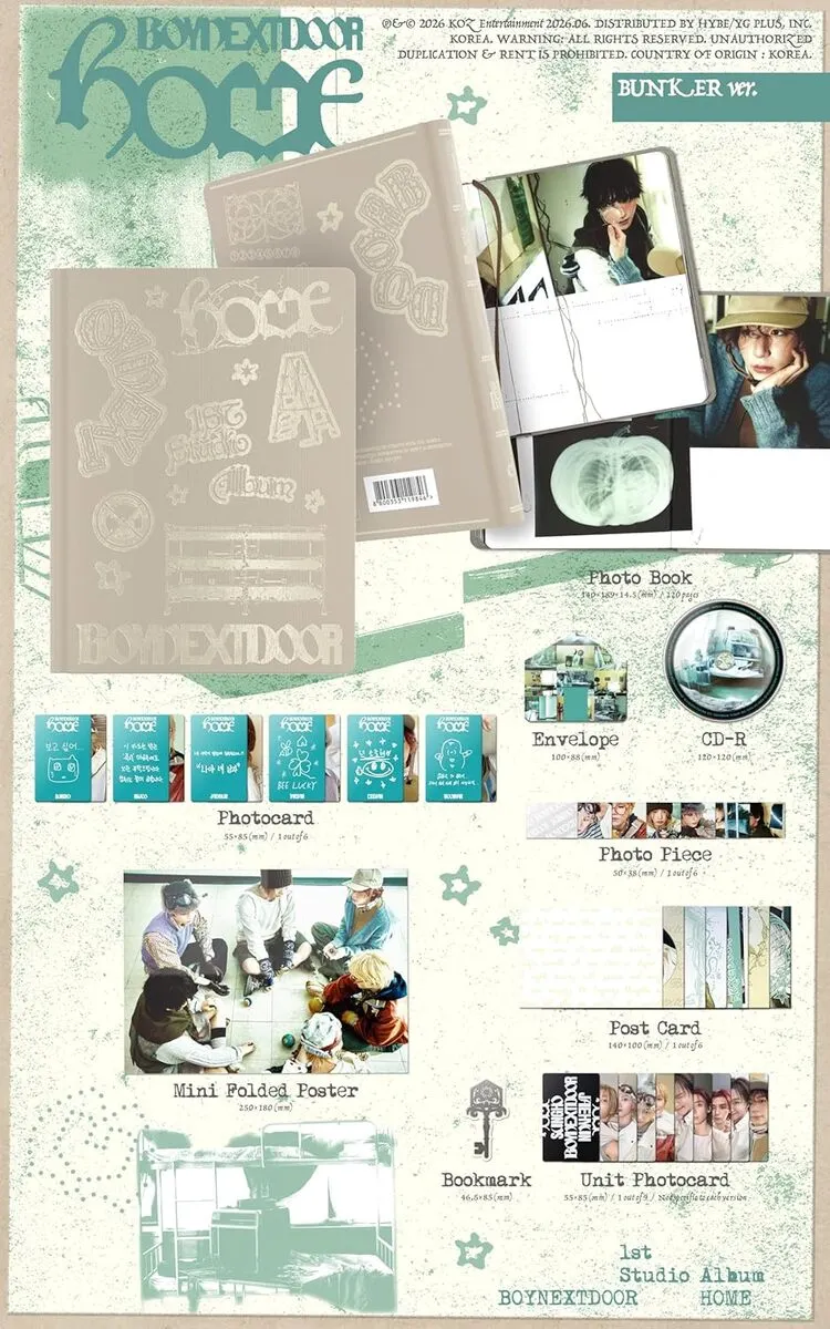 1St Studio Album 'Home' (Bunker Ver.) 0823375066712