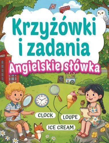Angielskie słówka. Krzyżówki i zadania  9788368859423