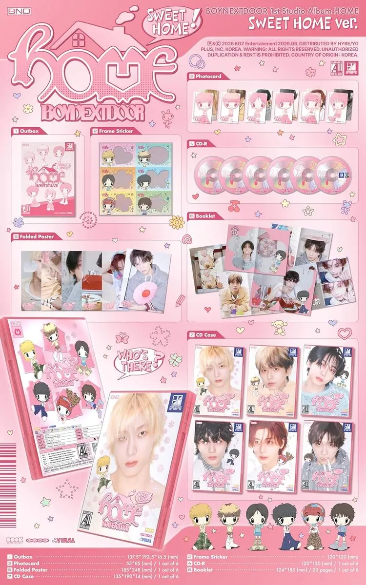 1St Studio Album ‘Home’ (Sweet Home Ver.) 0823375066729