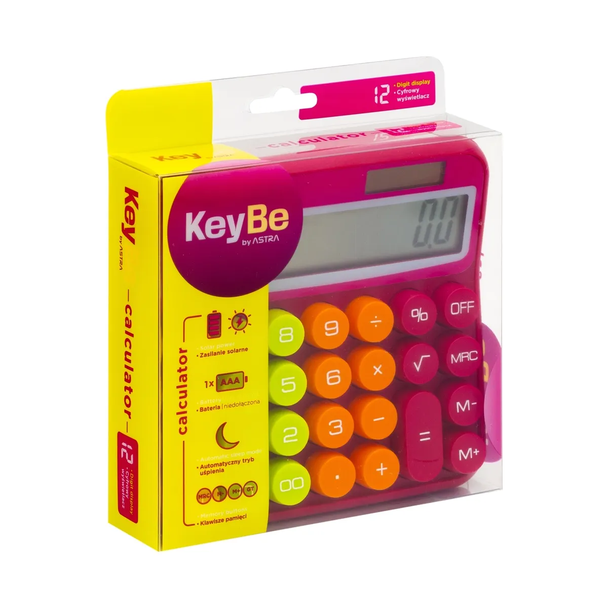 Kalkulator rozmiar L KeyBe by Astra Neon Line 1 5901137246307