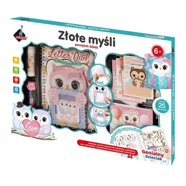 Złote Myśli – kreatywny pamiętnik Sowa 5904109911593