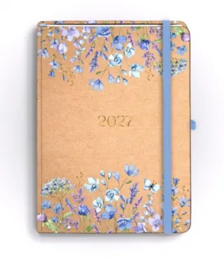 Kalendarz 2027 Kraft A5 tygodniowy - blue 5904210099135