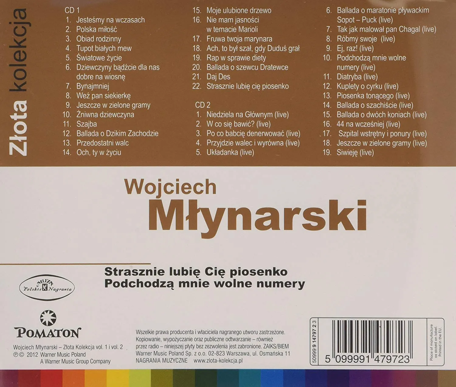Złota Kolekcja Vol. 1 & Vol. 2 5099991479723