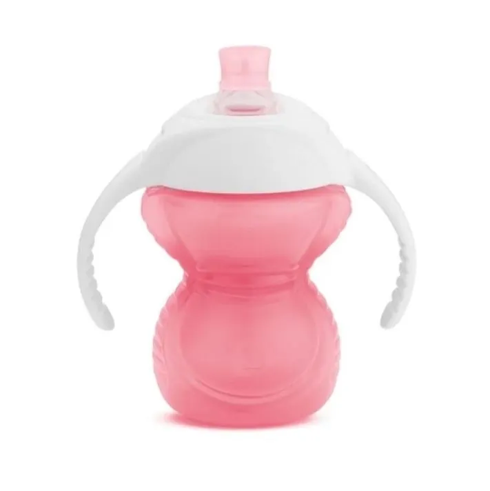 Kubek treningowy z ustnikiem odpornym na gryzienie Munchkin 237ml różowy  5901736294266
