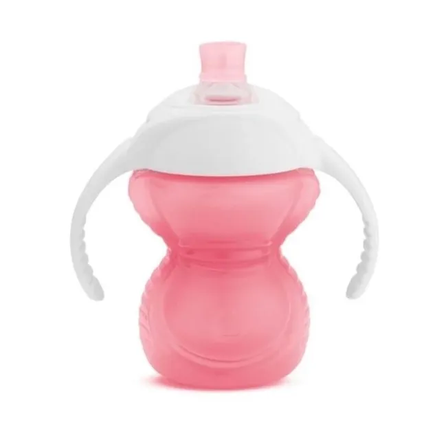 Kubek treningowy z ustnikiem odpornym na gryzienie Munchkin 237ml różowy 5901736294266