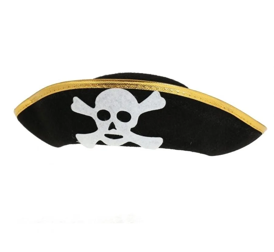 Kapelusz Godan KAPELUSZ PIRATA ZŁOTE OBSZYCIA (KPZOS-YH)  5901238660095