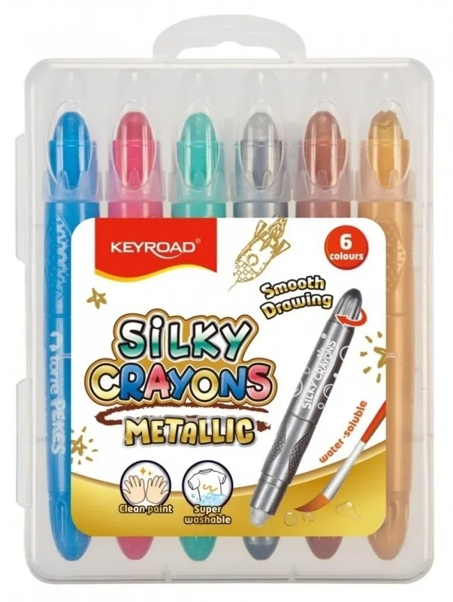 Kredki żelowych Metallic 6szt  6941288774686