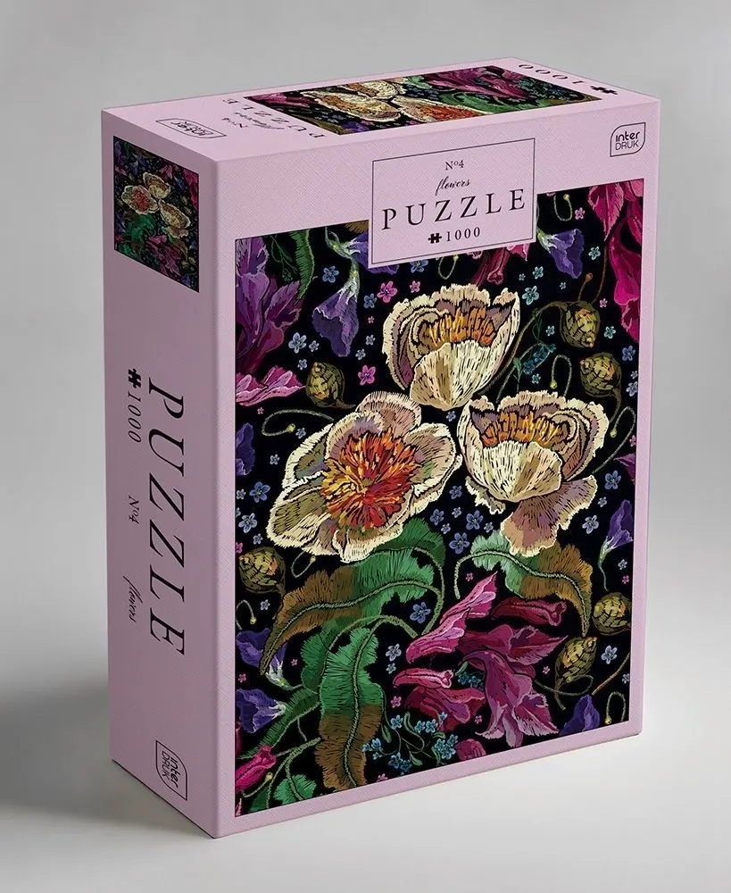 Interdruk, Puzzle 1000: Flowers 4 - Poppies 5902277367877