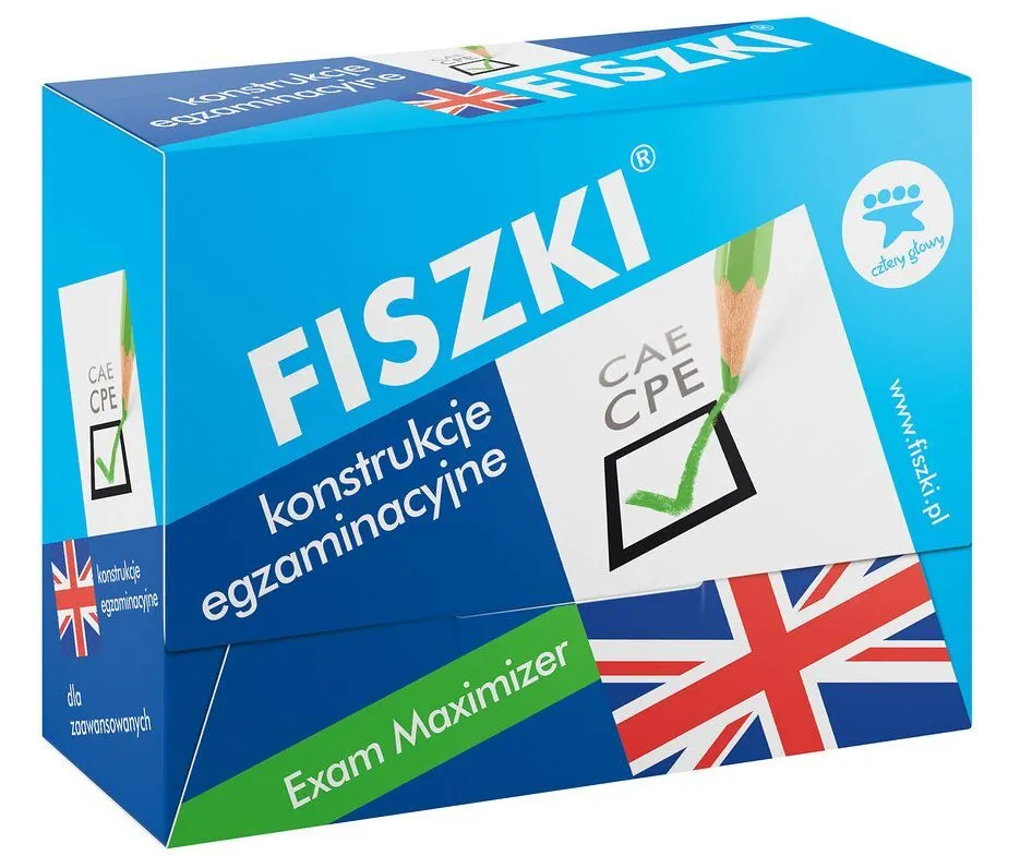 Angielski. Fiszki - Konstrukcje egzaminacyjne  9788378431800