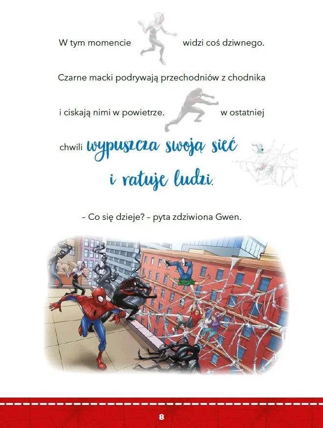 Czytanki naklejanki. Atak symbionta. Marvel Spider-Man 9788382620146