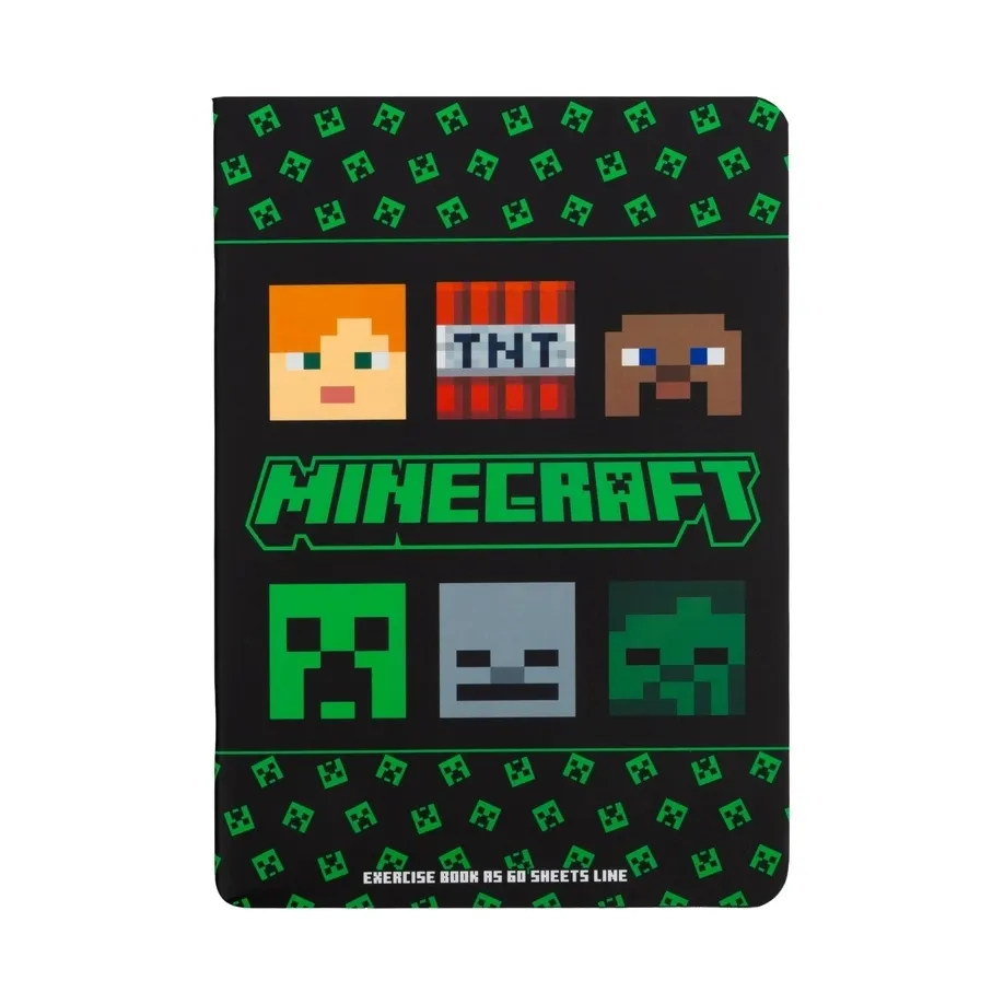 Zeszyt A5/60k linia - Minecraft, 1 szt 5901137313887