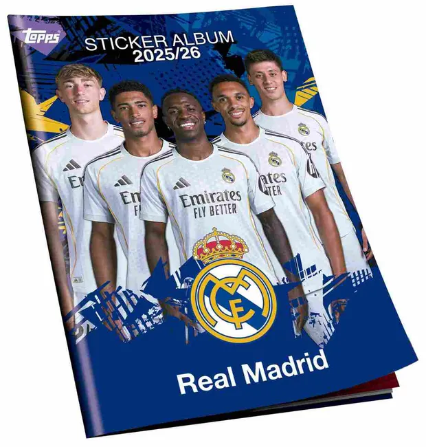 Album z naklejkami Real Madryt Sticker album 2025/26 5053307078703