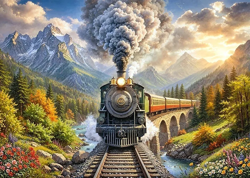 Puzzle 1000 CherryPazzi The Golden Express 31780 5903728731780