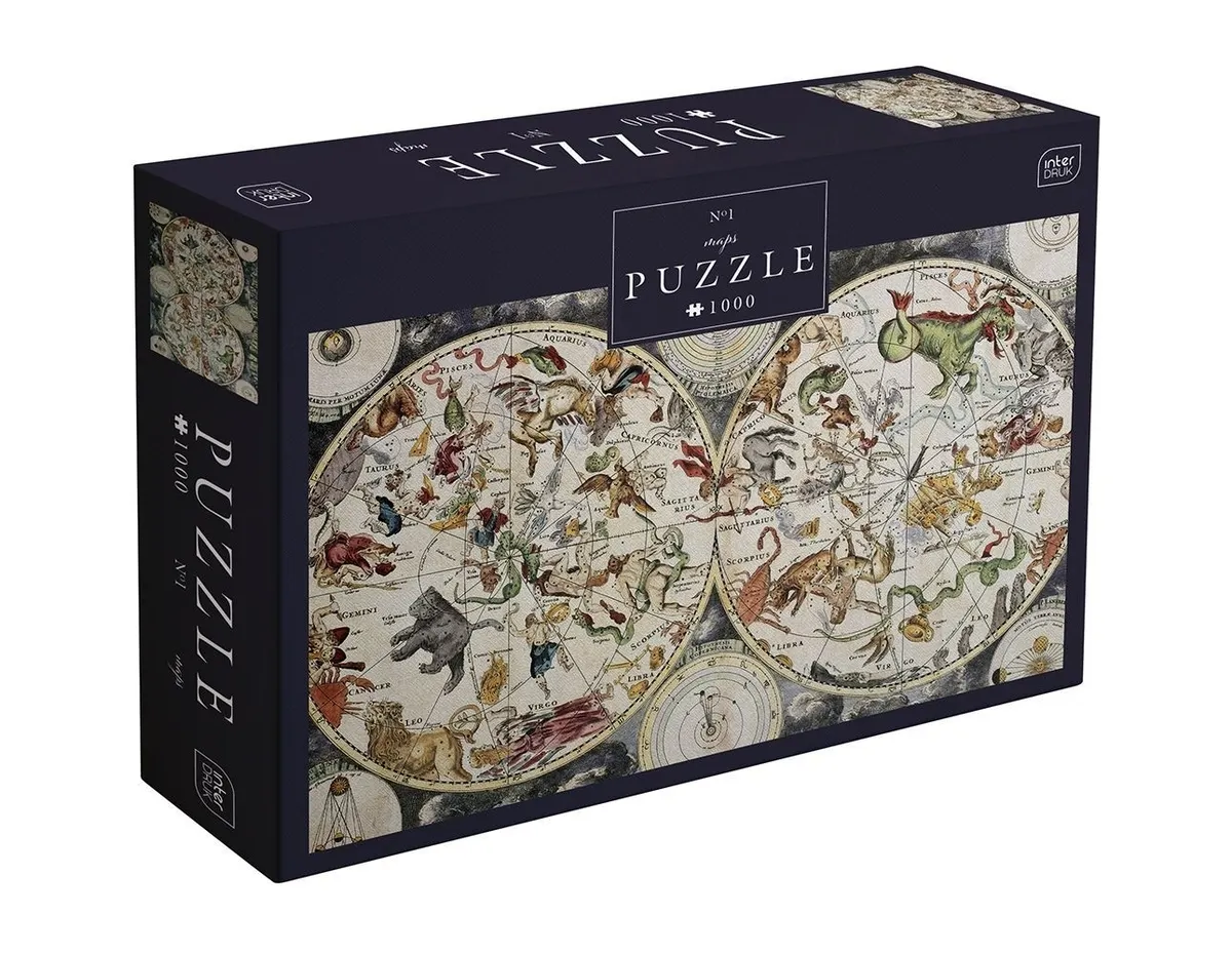 Interdruk, Puzzle 1000: Map 1 - Celestial Planisphere  5902277385406