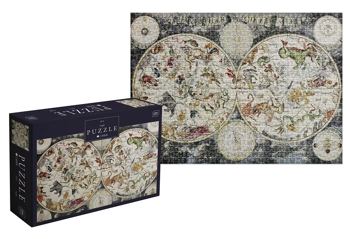 Interdruk, Puzzle 1000: Map 1 - Celestial Planisphere 5902277385406