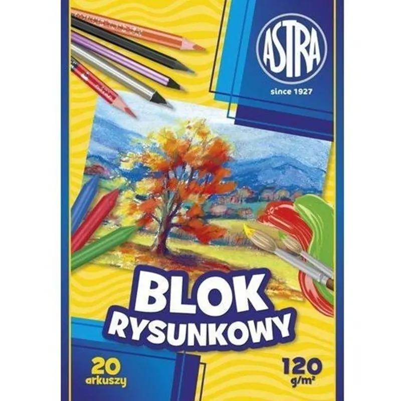 Blok rysunkowy Astra A4/20k (106111001) 5901137049687